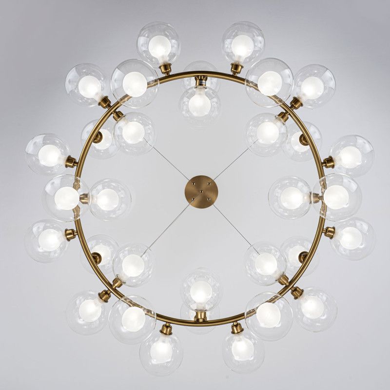 Подвесной светильник 95*80/110 см, 32*G9 MODESTYLE MS.6030.32 BS латунь