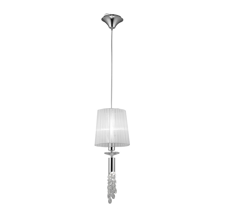 Светильник подвесной диаметр 23 см Mantra Tiffany Cromo 3861 хром