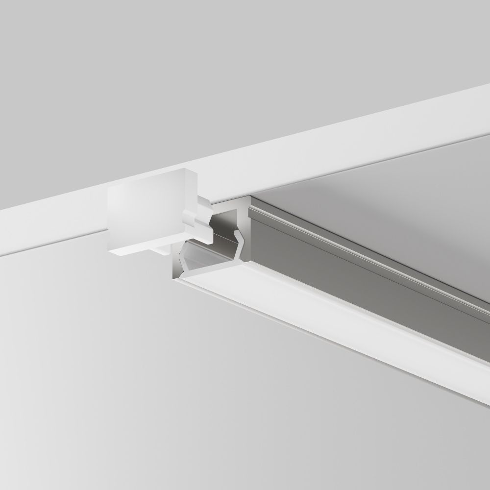 Алюминиевый профиль накладной Maytoni Led Strip Накладной профиль Серебро 631001