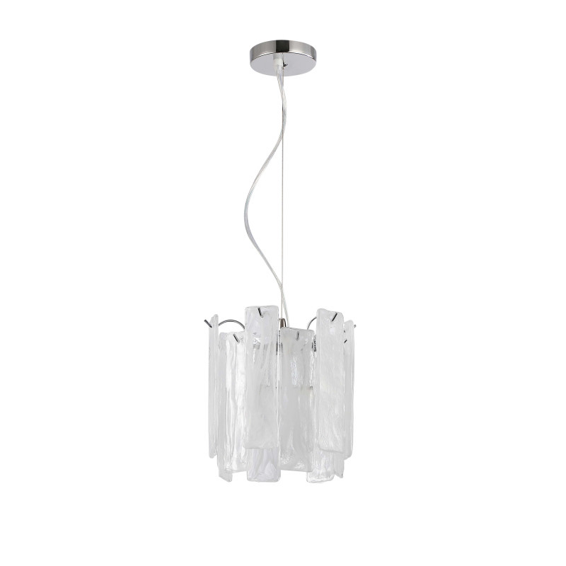 Светильник 20*20*40/100 см, 2*E14 40W Хром Stilfort Glowice 2157/09/02P