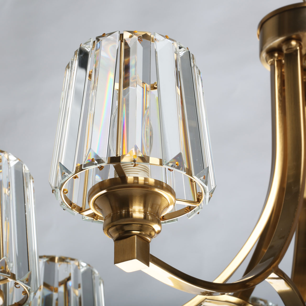 Люстра 80*95 см, 8*E14 бронза MW-Light Илвита 624011108