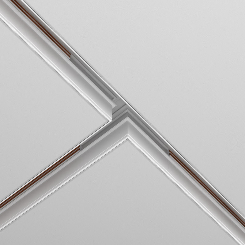 Коннектор Т-образный Exility встраиваемый белый 10*10*4,6 см, LED*W TRA034CT-42W Maytoni, Белый