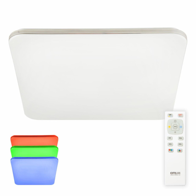 Светильник 54 см, 90W, 3000-5500К с пультом RGB Citilux Симпла CL714K900G