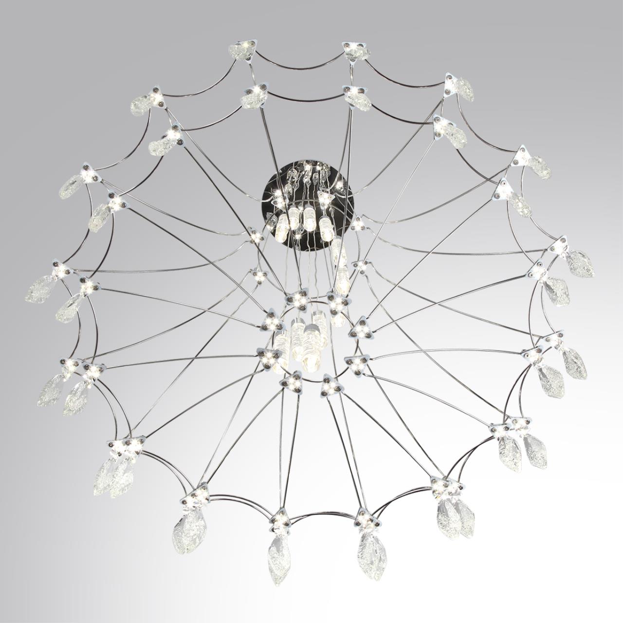 Светильник 81 см, 51W, 4000K, ODEON LIGHT FLAMENCO 6699/51L, хром