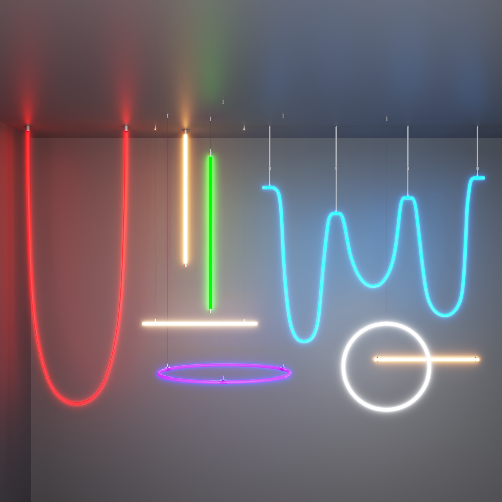 Гибкий неон Nemo D25 24V 14,4W/м 4000К IP65 5м, 500*3*3 см, Maytoni Круглый 360° Led Strip 20302, Белый