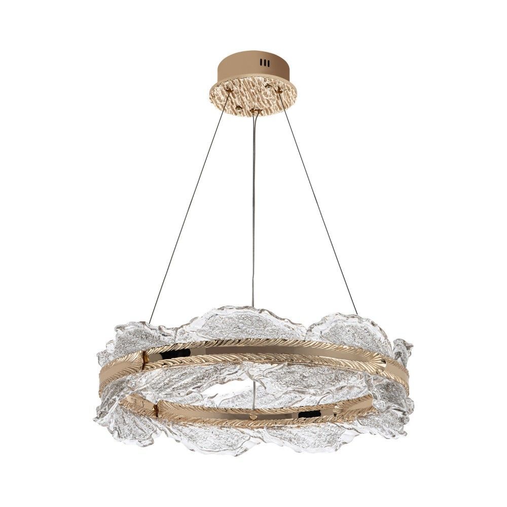 Люстра 60 см, *LED*70W, 4000K, Modelux  ML.8180.600 CP, Шампань