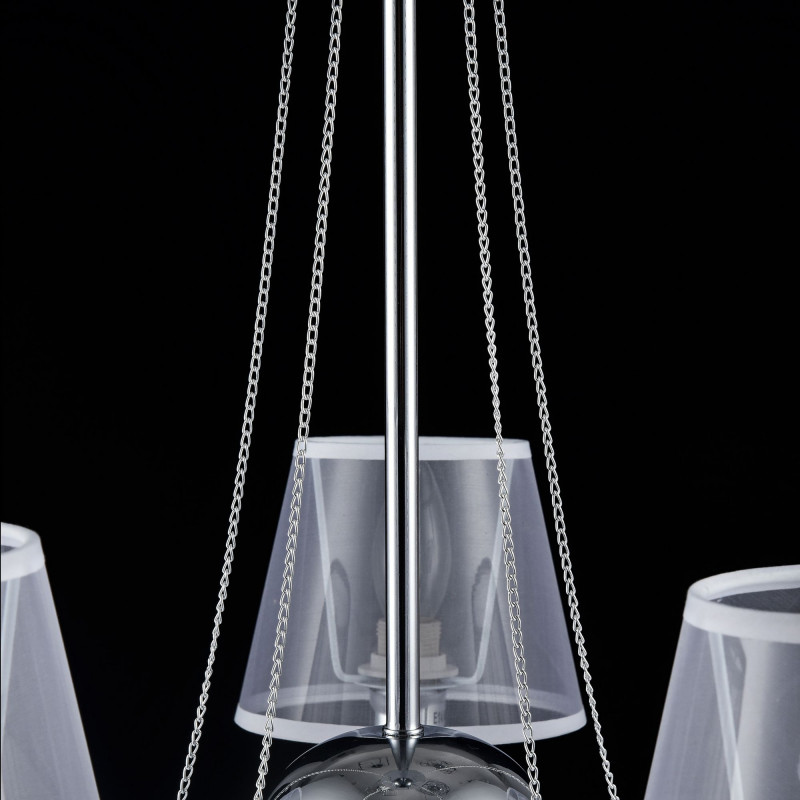 Подвесная люстра Диаметр 63 см Freya Beverly FR5661-PL-05-CH Хром