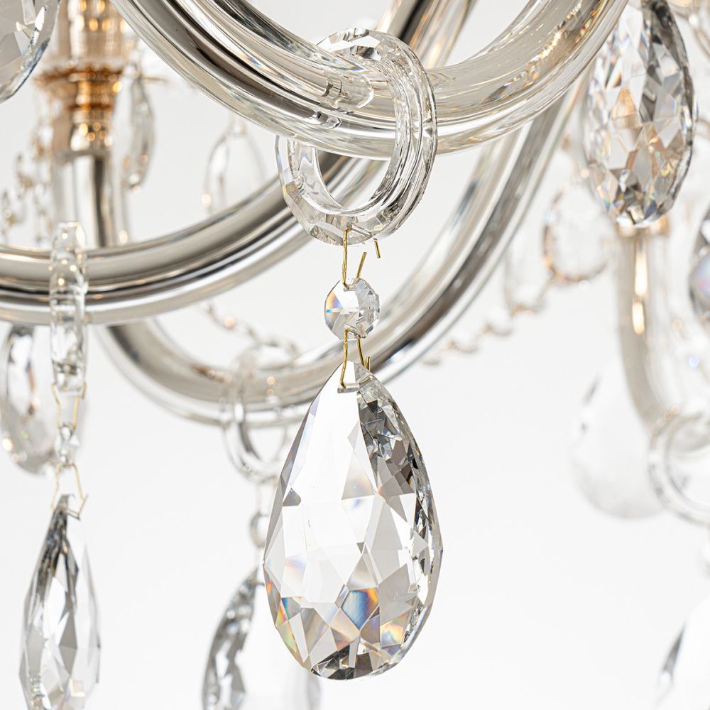 Люстра 95*63*65 см, 15*Е14*40W, Modelux  ML.7163.15P, Золото