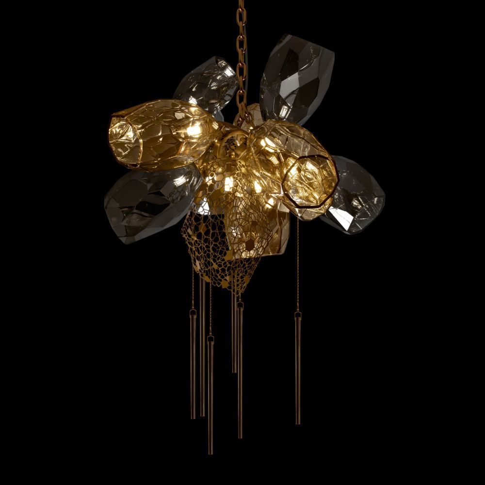 Подвесная люстра 80 см, Loft IT Britannica 10401/800S, золото