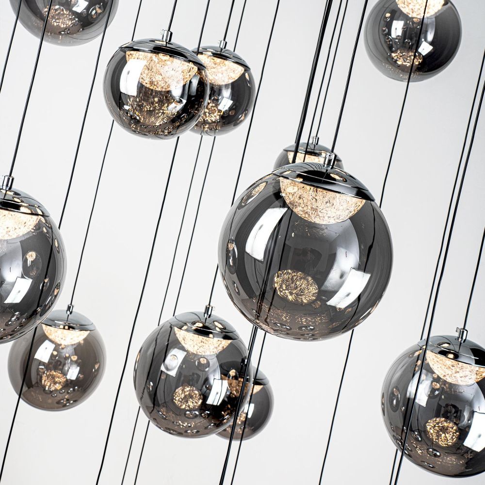 Подвесная люстра MODELUX ML.2338.25 BK-CR