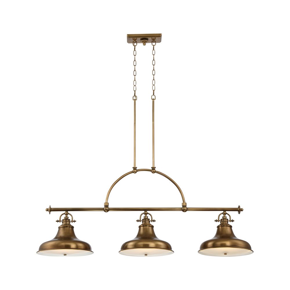 Подвесной светильник *133*61-131 см, E27*100W, Natural Concepts Quoizel Emery QZ-EMERY3P-WS, матовый никель