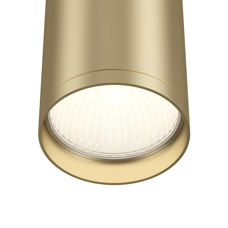 Светильник 5*5 см, GU10 10W, Maytoni Focus S C052CL-01MG, матовое золото