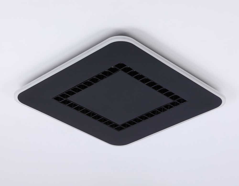 Светильник 48,8*48,8*4 см, LED 68W, 3000К, черный Ambrella Comfort LineTech FL51419