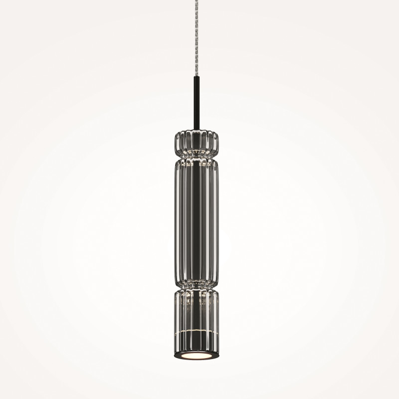 Подвесной светильник 8*8*365 см, LED, 12W, 3000К, Maytoni Ordo MOD272PL-L12B3K1 черный