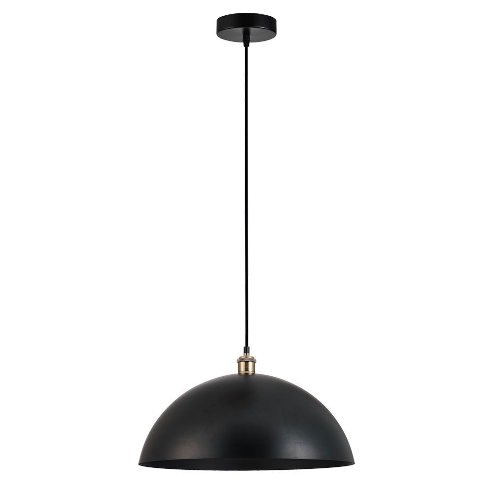 Подвесной светильник 49 см, Arte Lamp Cappello A7056SP-1BK, черный
