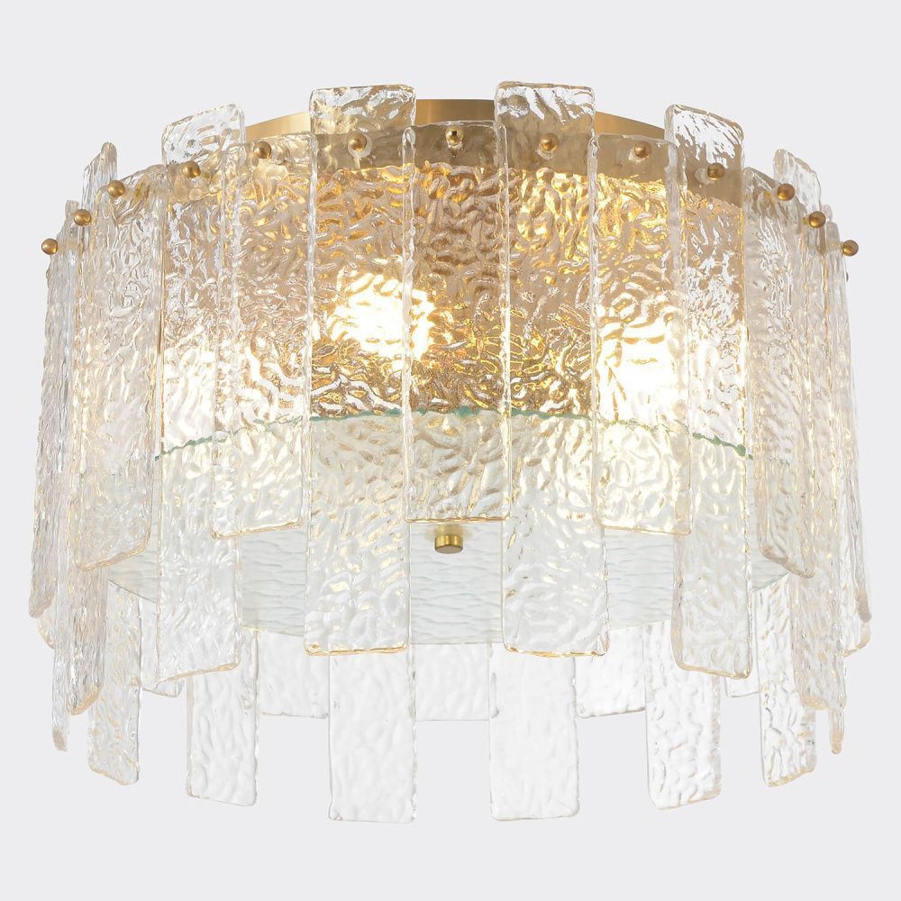 Светильник потолочный 41 см, Crystal Lux RICARDO PL5 BRASS, латунь