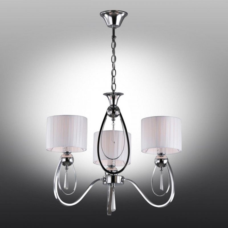 Подвесная люстра 50*90 см, 3*E14, 40W, Omnilux Omnilux 638 OML-63803-03, хром