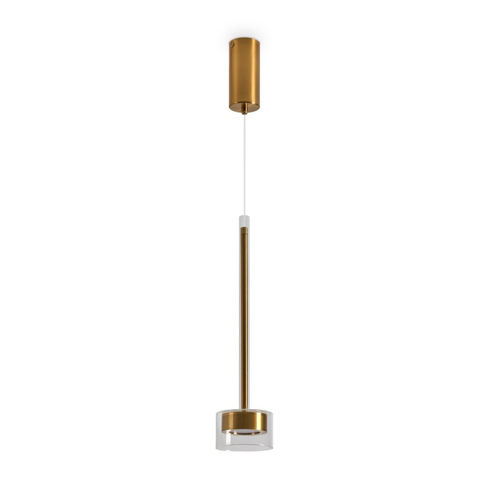 Подвесной светильник *10*64-252 см, 1*LED*6W, 3000K, Freya  FR5633PL-L6BS, Латунь