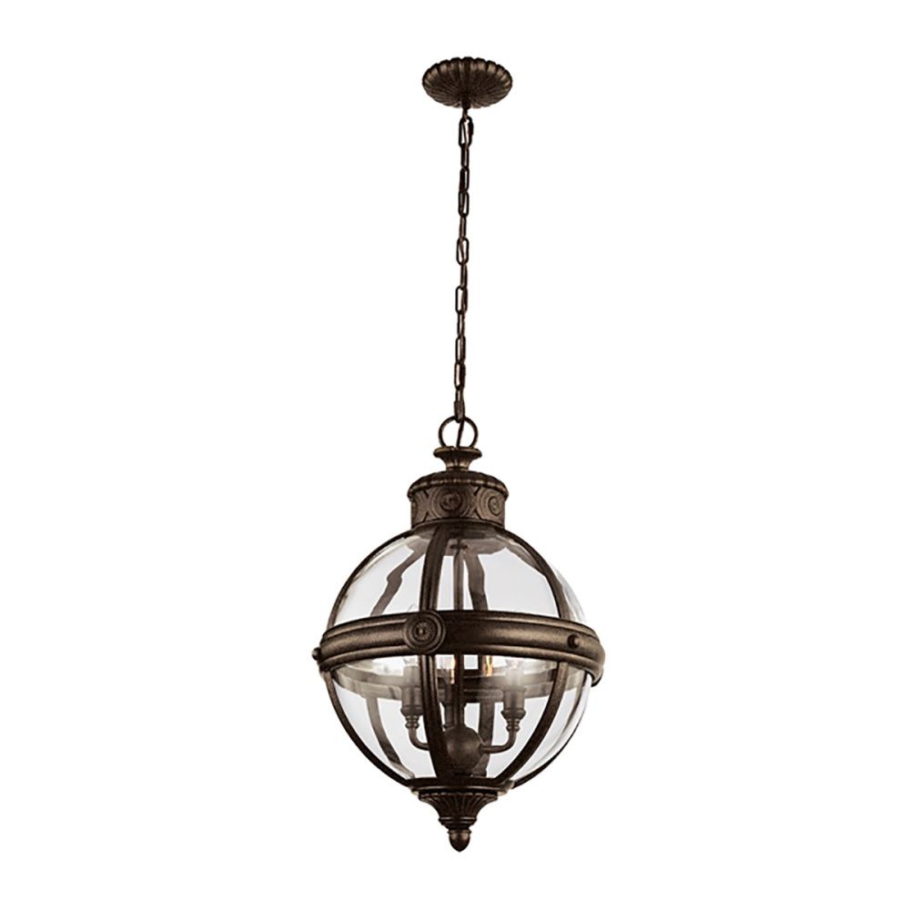 Подвесной светильник *37*178-224 см, E14*60W, Natural Concepts Feiss Adams HK-PLYMOUTH8-P, бронза