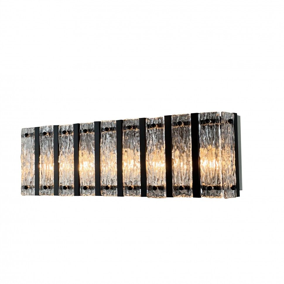 Бра 58,5-17 см, 5*Е14*200W, K, iLamp Panorama W4688-58 MBK+CR, Черный