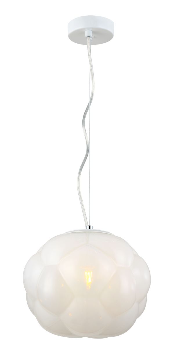 Светильник подвесной 35*35*150 см, 1*E27 40W белый Stilfort Zeta 2101/91/01P