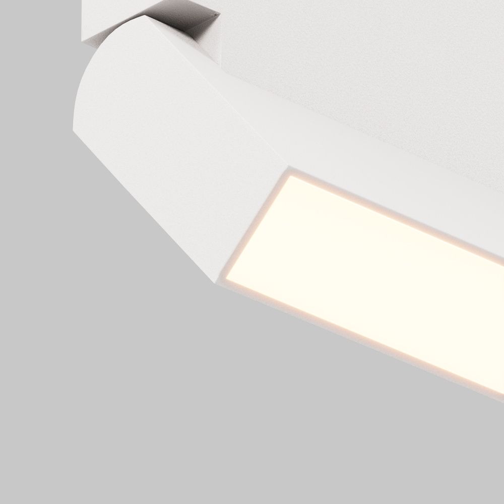 Трековый светильник  TR223-1-12WCCT-W-W 21,9*3,2*-10,7 см, *LED*12W, K, Maytoni technical UNITY TR223-1-12WCCT-W-W, Белый