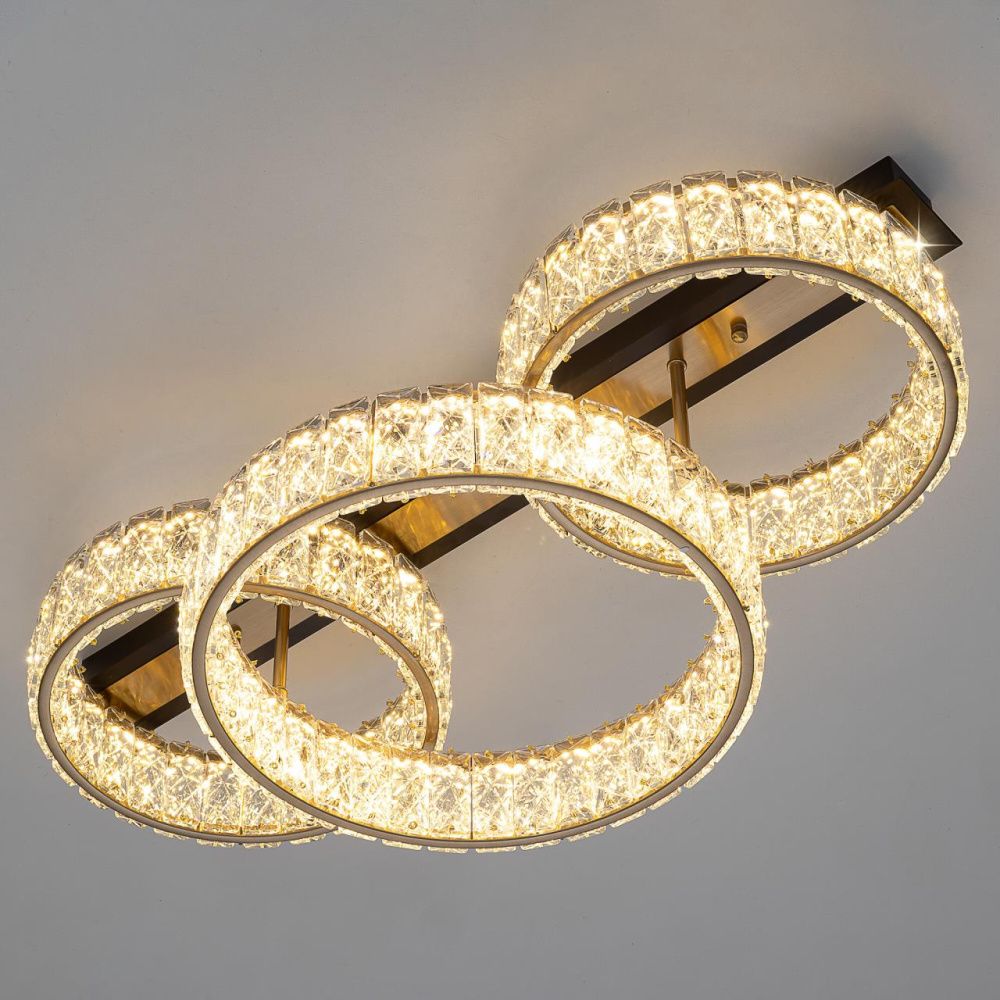 Светильник 75 см, 45W, 3000K, Citilux PALANT CL325162 LED, черный-бронза