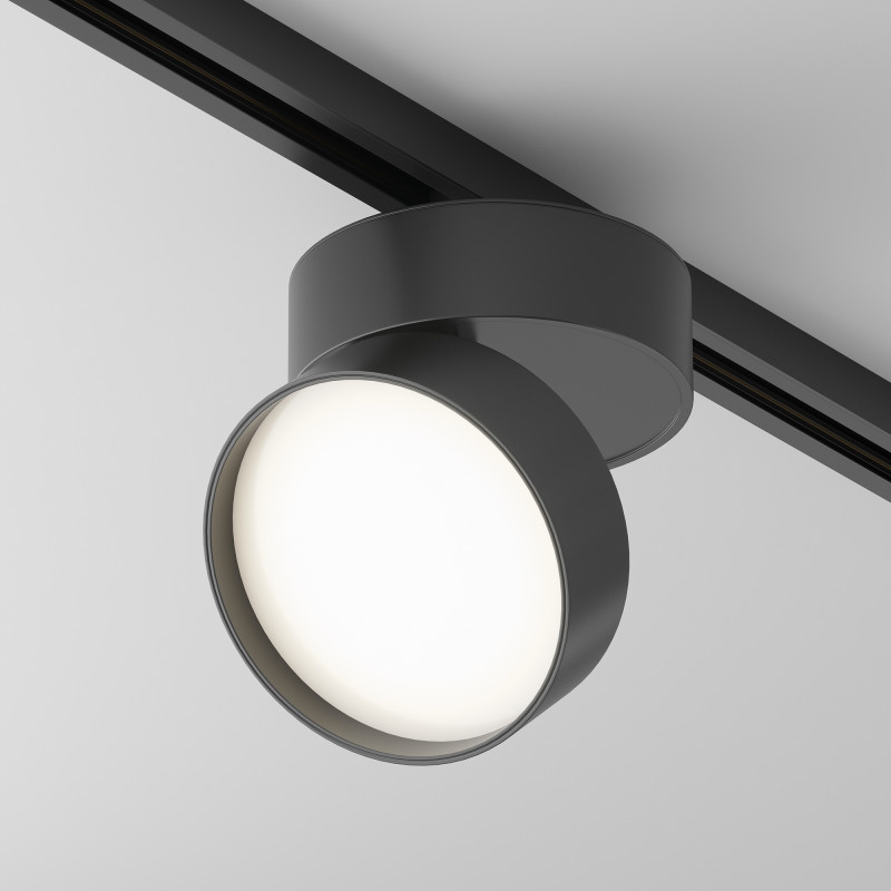 Трековый светильник Maytoni Track TR007-1-18W3K-B4K, черный, LED, 18W, 4000K, 990Lm