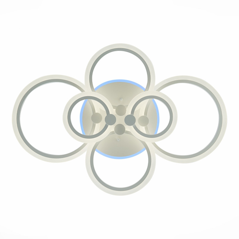 Светильник потолочный 87*60 см, 140W, 3000-6000K  EVOLUCE  CERINA SLE500552-06RGB  Белый