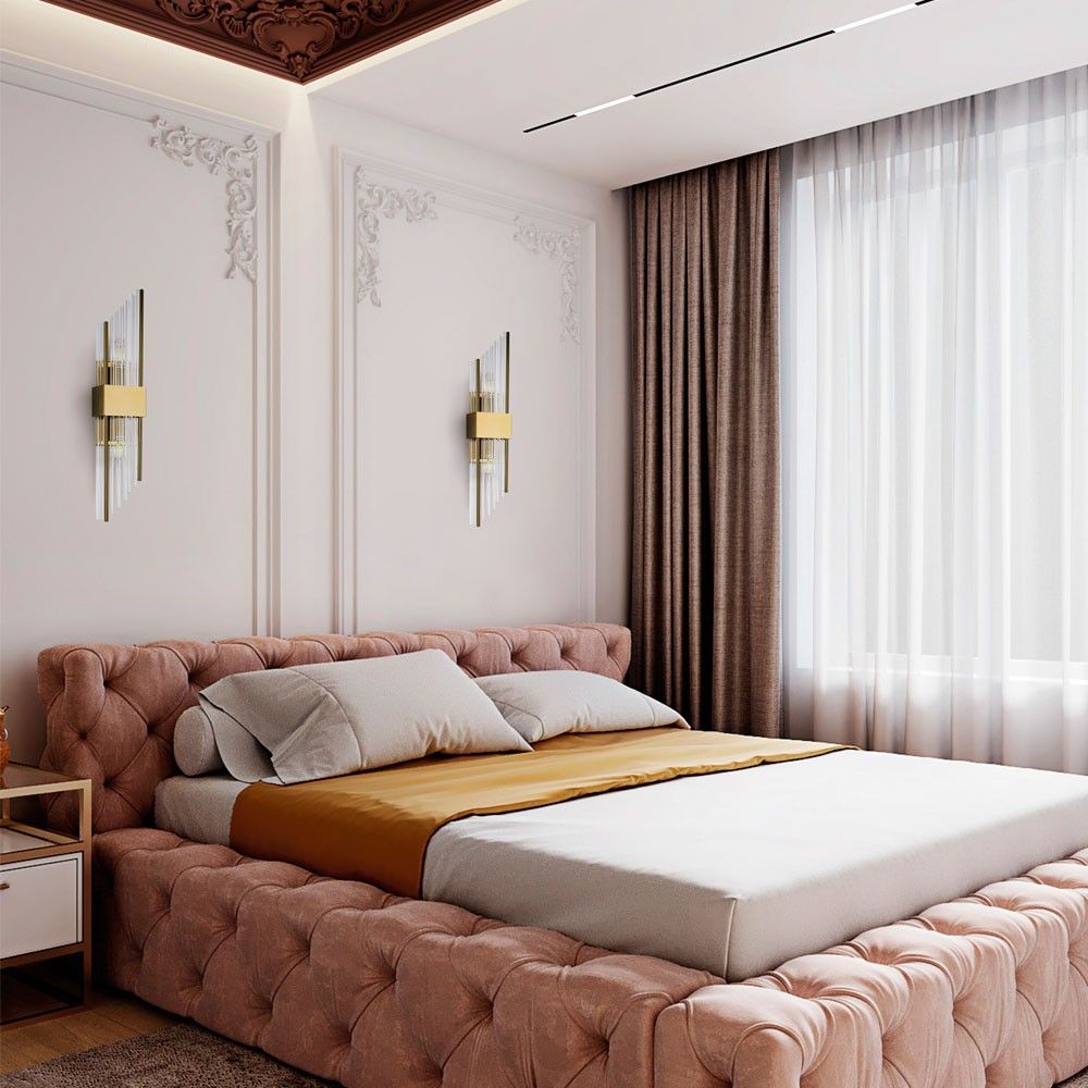 Бра 11*9*45 см, Е14 2x40W, Латунь MODELUX ML.515.02 BS