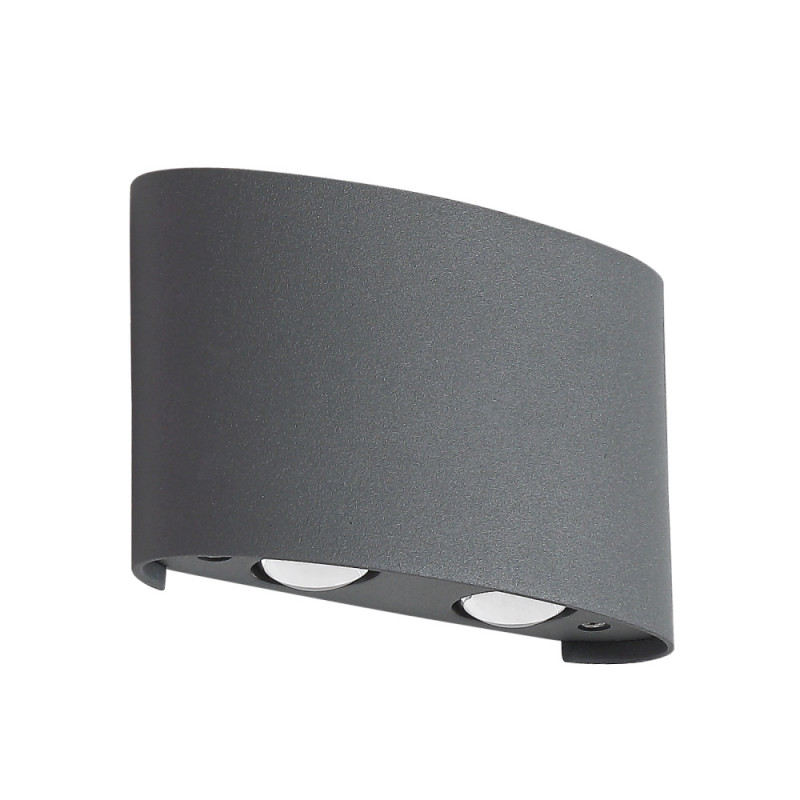 Бра 11*5 см, 4W, 3000K, IP54 Crystal Lux CLT 023W2 DG Темно-серый