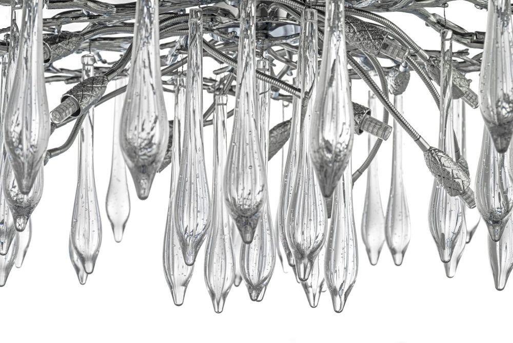 Люстра потолочная *100*56 см, 14*G9*40W, Dio D`arte Tavenna Nickel Tavenna H 1.3.100.108 N, никель