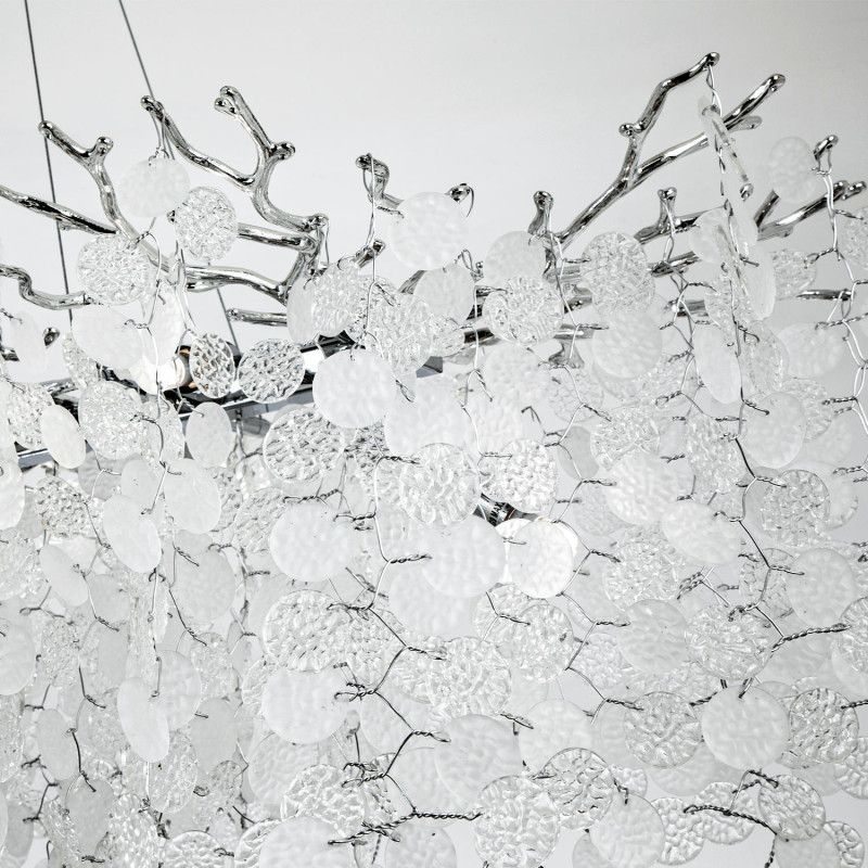 Подвесная люстра 120*40*140 см, G9 14xG9W, Хром MODESTYLE MS.2113.1200