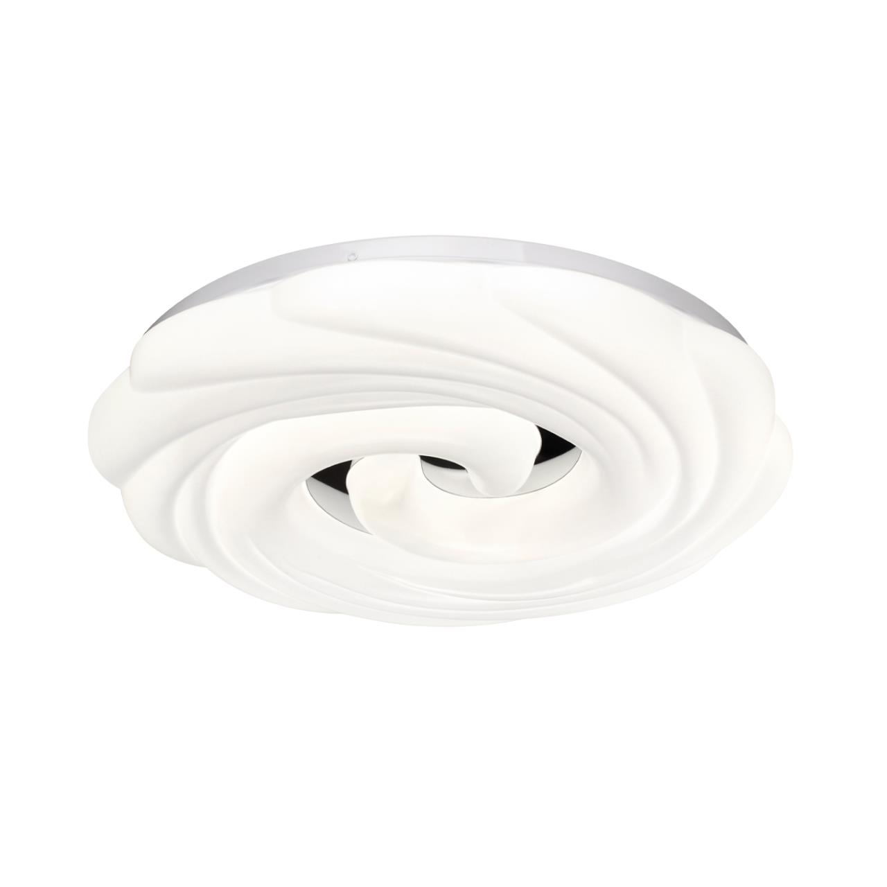 Cветильник 38*7 см, LED 48W, 3000-6000 К, IP43, белый/серебристый, пластик Sonex Agap, 7675/DL
