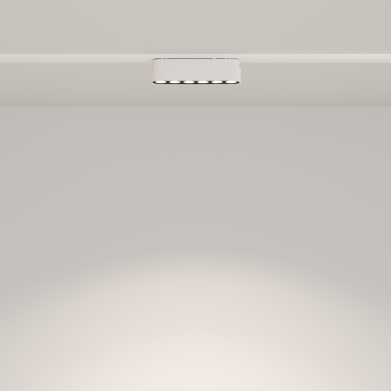 Трековый светильник 2,6*11,6*2,8 см, LED 6W, 4000К, Белый Maytoni Points TR082-1-6W4K-M-W