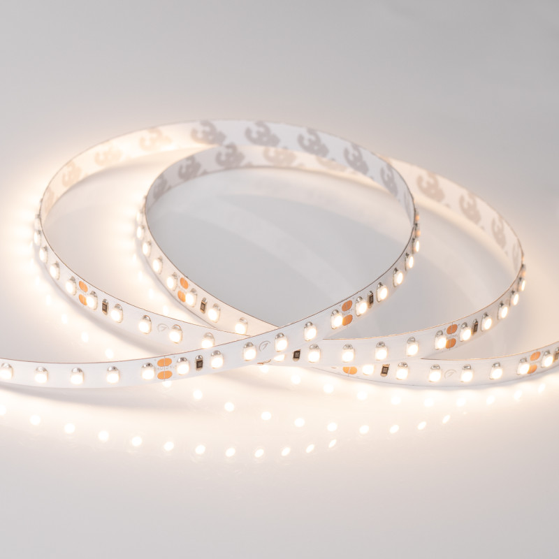 Лента RT 2-5000 24V Warm3000 2x (3528, 600 LED, LUX) (Arlight, 9.6 Вт/м, IP20) 024108(B). Цена указана за 5 метров. Продается кратно 5 метрам.