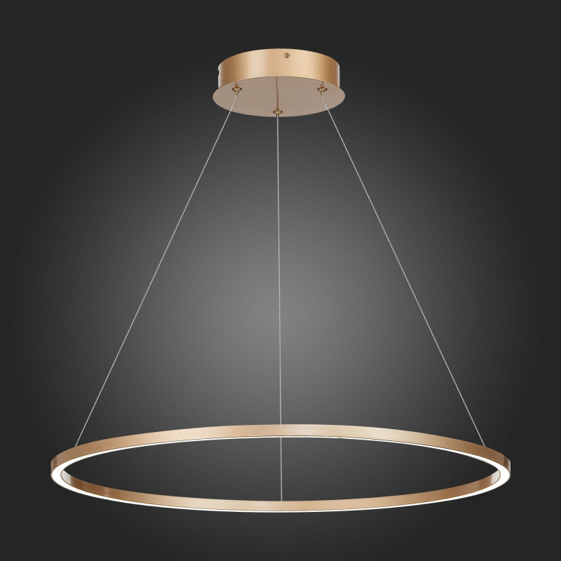 Светильник подвесной 60 см, 34W 4000K ST LUCE Подвесные светильники ST605.243.34 Золотистый