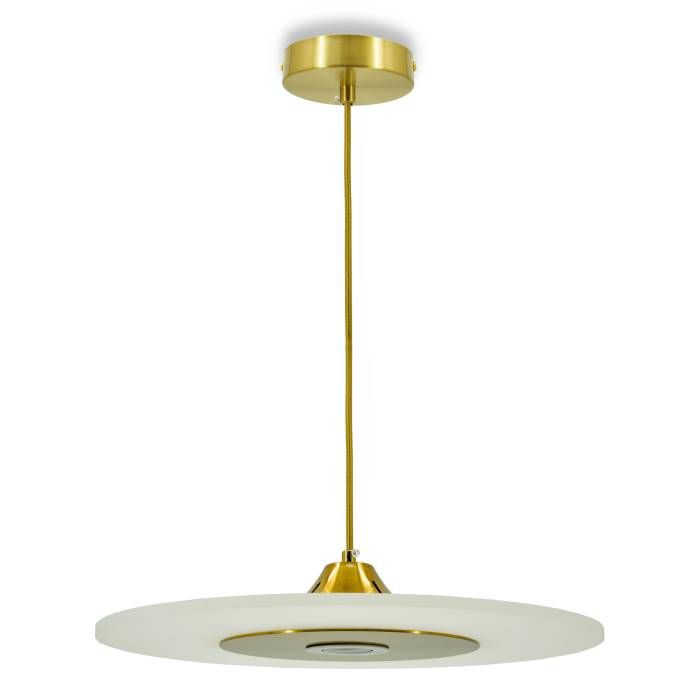 Светильник подвесной *14-190 см, 2*LED*13W, 3000K, Lightera Tekapo LE127L-40G, золотой