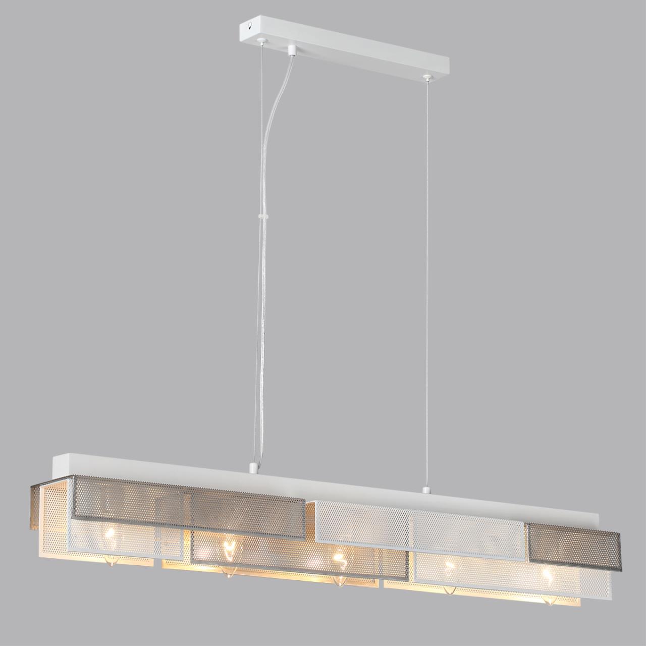 Светильник подвесной 11*86*167 см, 5*E14 Lumion DANA 8006/5A белый, никель