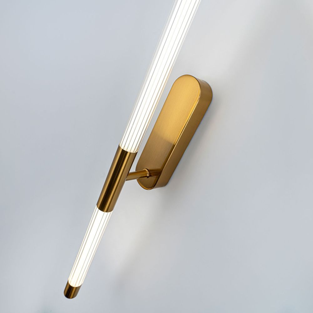 Настенный светильник 84 см, 16W, 4200K, MODESTYLE MS.1230.840 BS, латунь