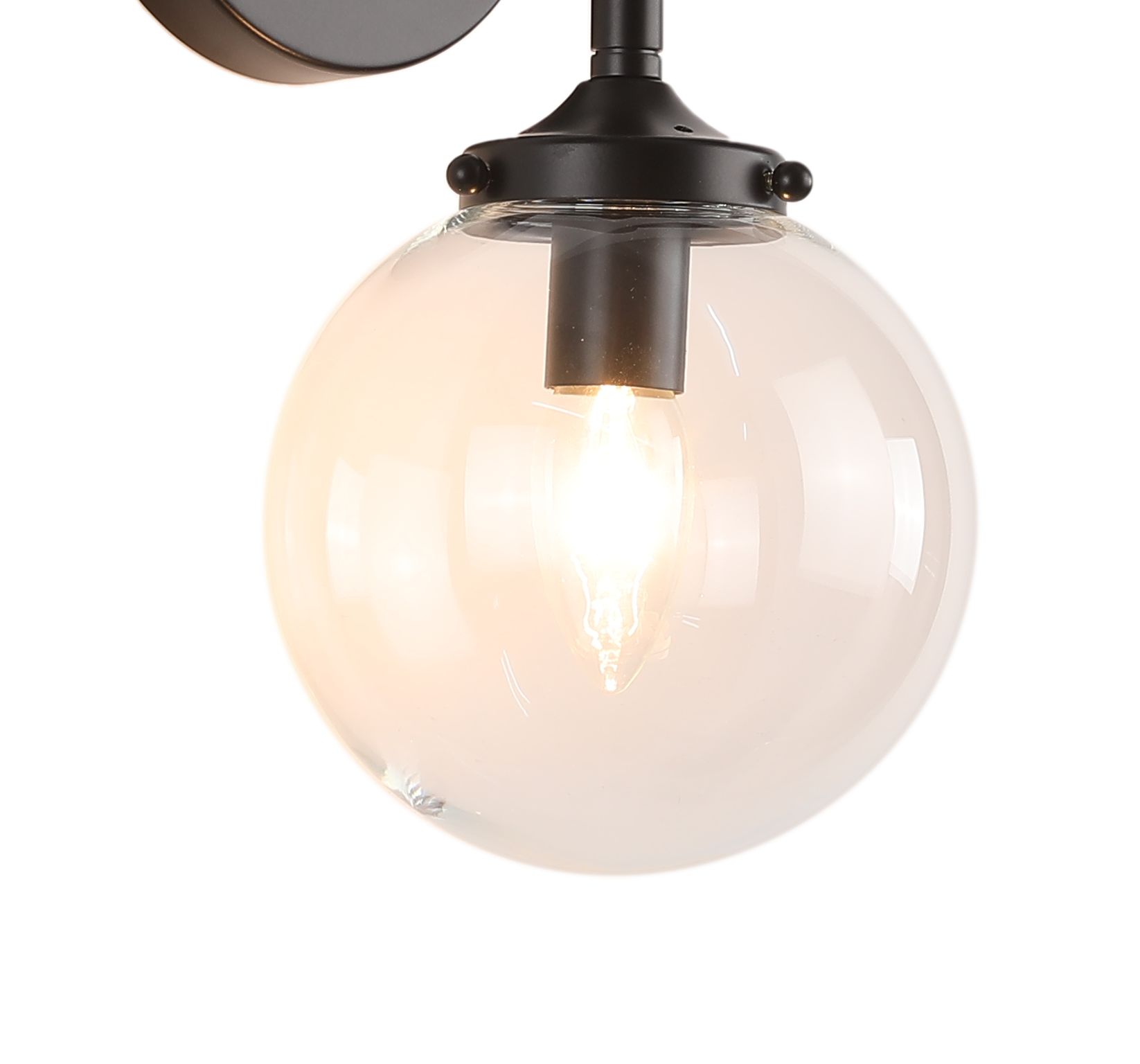 Настенный светильник 15*20*30 см, E14  4000K черный Zortes Lampady ZRS.79903.1
