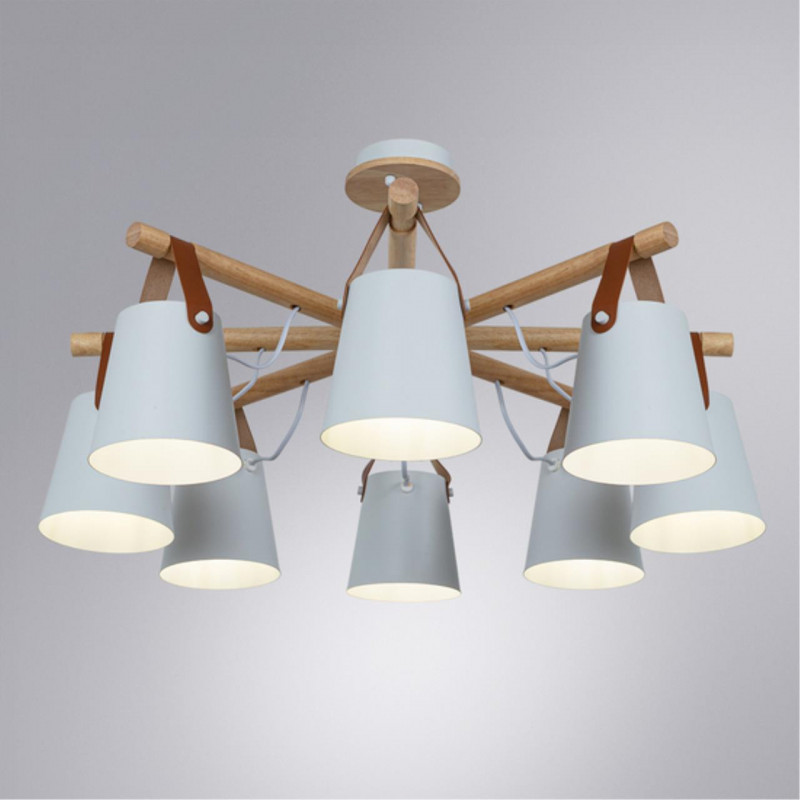 Светильник 66 см, Arte Lamp Thomas A7032PL-8WH, белый