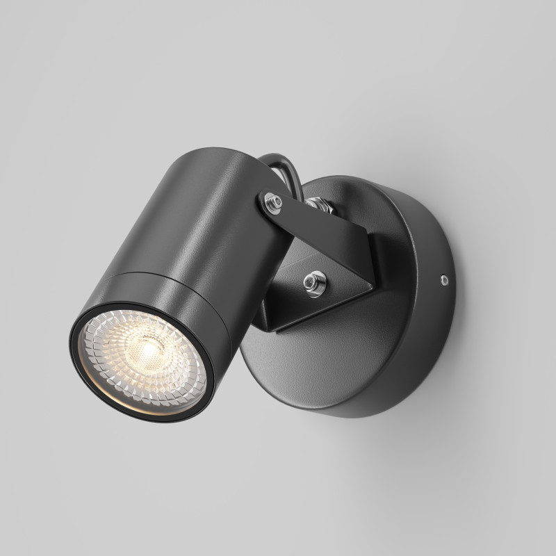 Светильник 12 см, Maytoni Scope O025WL-01B, черный