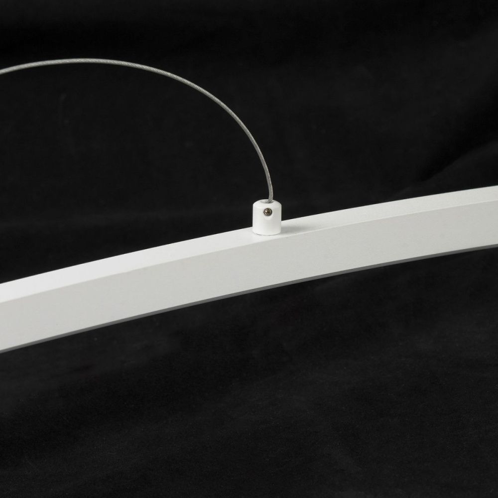 Линейно-подвесной светильник 150 см, 30W, 4000K, Lussole Bradford LSP-7452, белый