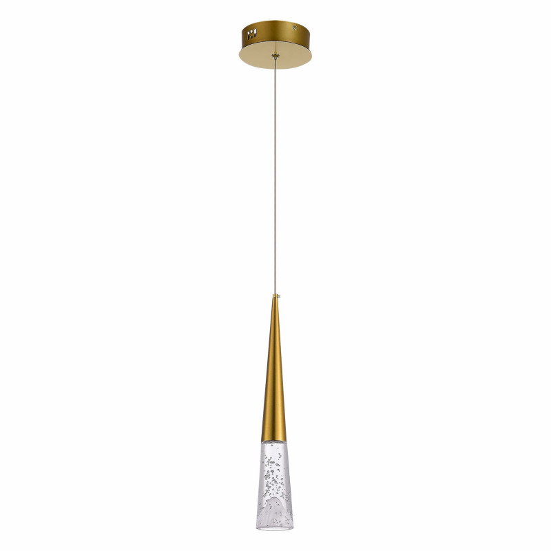 Люстра подвесная 12 см, 3W 3000K ST LUCE SOLLEN SL6111.203.01 Золотистый