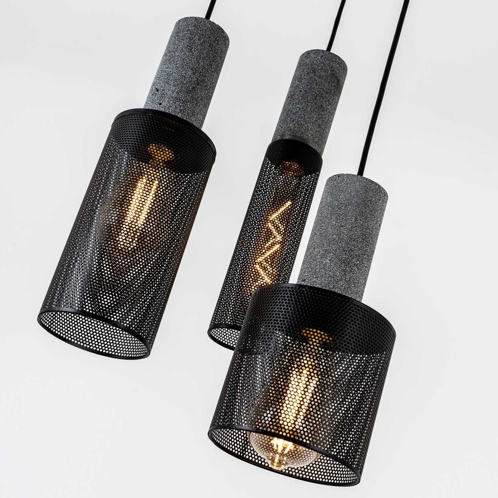 Подвесной светильник 48см, Е27, 3x60Вт, , Modelux MD.0655.250 Черный