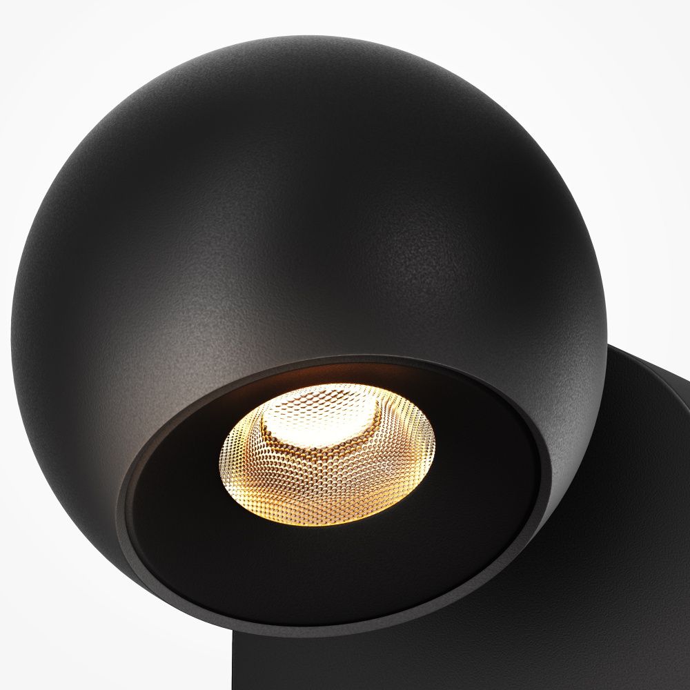 Бра 11*6,5*-15 см, *LED*5W, 3000K, Maytoni Elfin MOD434WL-L5B3K, Черный
