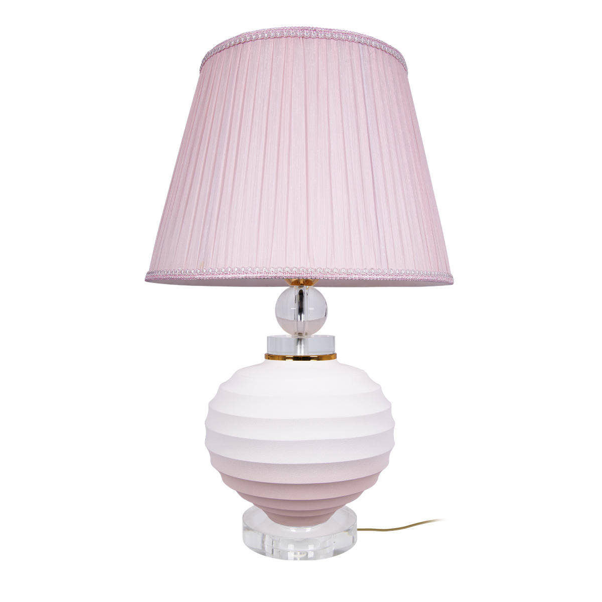 Настольная лампа 34*55 см, 1*E27 LOFT IT Belette 10261T/S розовый, белый