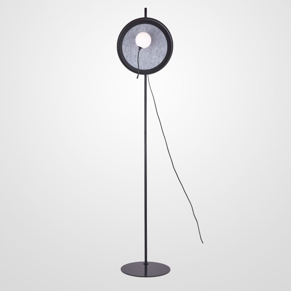 Торшер MARGOTT FL D35 Black 35*35*161 см, 1*G9*40W, ImperiumLoft margott-fl01, Чёрный