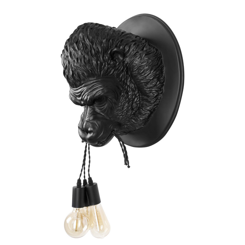 Светильник *41 см, 3*E27*W, Loft It 10178 Black Gorilla, Черный
